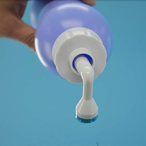 Upside Down Bidet for Postpartum Care, Old People&Child Cleansing.Portable Bidet Sprayer and Travel Bidet with Hand Held Bidet Bottle for Personal Cleansing (M, purple)