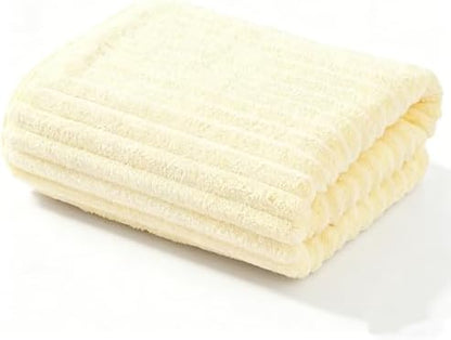 Super Size Thick Coral Fleece Bath Towel 35 * 70inches, Ultra Soft & Highly Absorbent Quick-Dry Bath Sheet, Plush Microfiber Towel for Adults, Women, Men, Spa, Beach and Gift Ideas