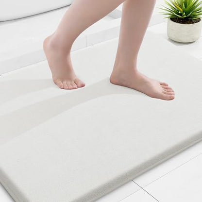 Smiry Memory Foam Bath Mat 36x24, Extra Soft and Absorbent Bathroom Rugs
