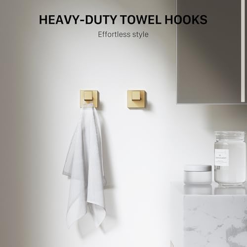 15-Piece 23.6 Inch Brushed Gold Bathroom Hardware Accessories Set