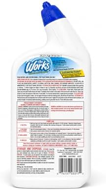 The Works Toilet Bowl Cleaner (2) bottles 24oz each