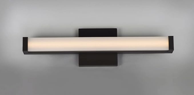 Maxim Lighting Spec Bath Vanity Light | Bronze Aluminum Finish | Contemporary Indoor Light Fixture | Ideal for Bathrooms & Powder Rooms | Dimmable | Home Decor Light Fixture | 52000BZ