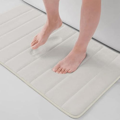 Buganda Memory Foam Bath Mat 34 x 20, Ultra Soft Absorbent Bathroom Rugs