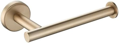JQK Champagne Bronze Toilet Paper Holder, 5 Inch Tissue Paper Dispenser for Bathroom, 304 Stainless Steel Thick 0.8mm Wall Mount, TPH120-CB