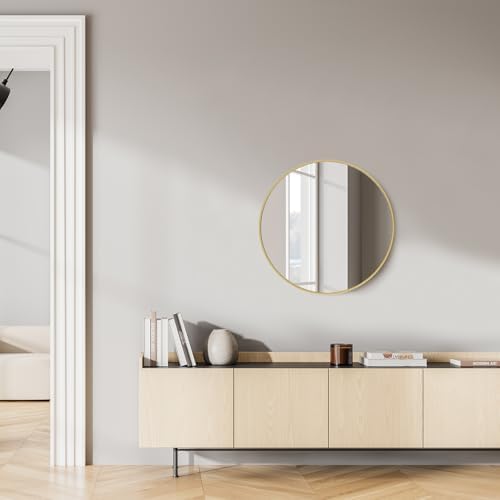 NEWBULIG 20IN Round Bathroom Wall Mirror
