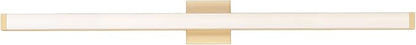 Maxim Lighting Spec Vanity 48" 1-Light Bath Vanity Light | Gold Aluminum Finish | White Pmma Acrylic Shade | Contemporary Indoor Light Fixture | Ideal for Bathrooms & Powder Rooms | 52008GLD