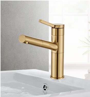 Basin Faucet Gold Brass Single Lever hot Cold Pull Out wash Hair Basin Faucet chome Black Toilet Sink Faucet Water Crane Mixer