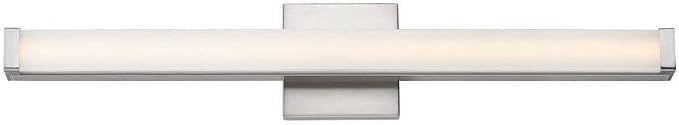 Maxim Lighting Spec Bath Vanity Light | Satin Nickel Aluminum Finish | Contemporary Indoor Light Fixture | Ideal for Bathrooms & Powder Rooms | Dimmable | Home Decor Light Fixture | 52002SN