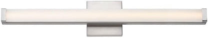 Maxim Lighting Spec Bath Vanity Light | Satin Nickel Aluminum Finish | Contemporary Indoor Light Fixture | Ideal for Bathrooms & Powder Rooms | Dimmable | Home Decor Light Fixture | 52002SN
