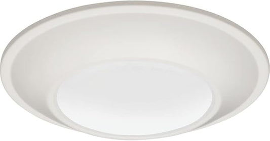 Juno JSBT 4-Inch SlimBasics Tapered Disk Downlight, Switchable, White (1 Pack)