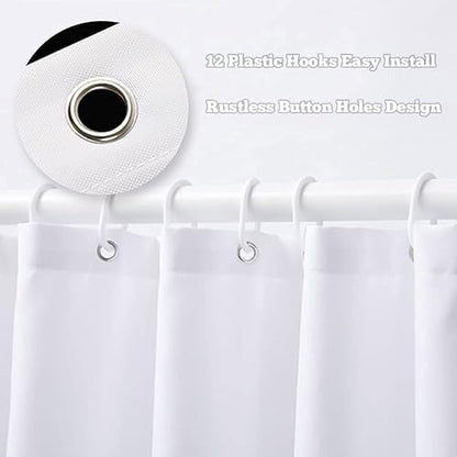 Polka Dot Shower Curtain Blue Pastel Modern Abstract Bathroom Curtain Sets