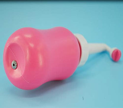 Upside Down Bidet for Postpartum Care, Old People&Child Cleansing.Portable Bidet Sprayer and Travel Bidet with Hand Held Bidet Bottle for Personal Cleansing (S, red)
