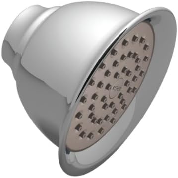 Moen Moenflo XL Chrome Single Function 4.38-Inch Diameter Showerhead, 6302