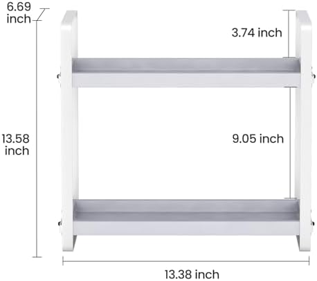 HNRLOY Bathroom Counter Organizer, Bathroom Counter Shelf, Makeup Organizer