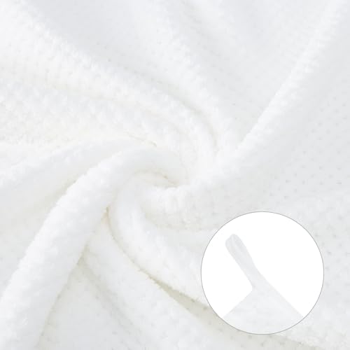 Bath Towel Set Pack of 2, 35 x 70 Inches Large Microfiber Bath Towels, Soft, Absorbent, and Quick Dry Towels for Bathroom, Pool, Beach, Swim, and Yoga, Large Bathroom Towels(2PCS White)