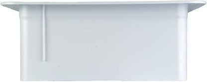 HENG'S INDUSTRIES Interior White Garnish | Great for RVs, Campers, Motorhomes | 6" Vertical Leg | Fits 16" x 16" Openings | 90146-C