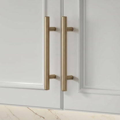 homdiy 1Pack 3.75in Cabinet Handles Champagne Bronze Kitchen Cabinet Pulls Drawer Pulls for Dresser Drawers