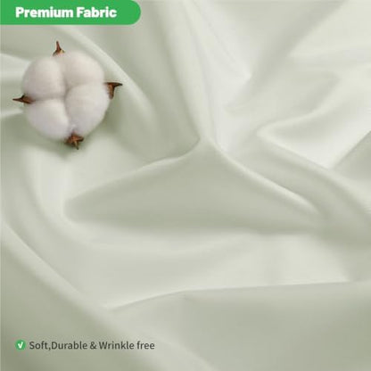 eachope Waterproof Fabric Shower Curtain Liner,72x72 Inch Green,1 Pack