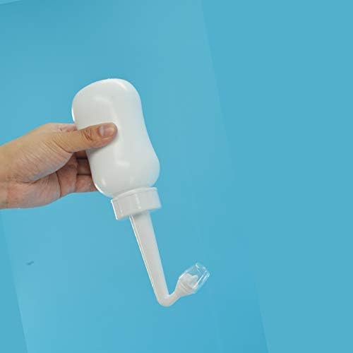 Upside Down Bidet for Postpartum Care, Old People&Child Cleansing.Portable Bidet Sprayer and Travel Bidet with Hand Held Bidet Bottle for Personal Cleansing (S+M, White)