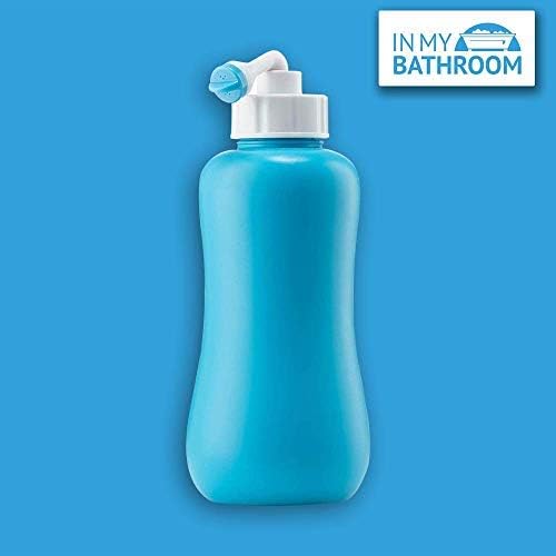 Butt Buddy Go - Portable Handheld Bidet & Fresh Water Bottle Sprayer (for Home, Travel, Outdoors | Retractable Nozzle, Soft-Squeeze Plastic, Large Volume | Stay Clean On-The-Go | Carry Bag Included)