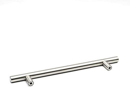 homdiy 50 Pack Brushed Nickel Cabinet Hardware Cabinet Pulls - HD201SN Cupboard Handles Modern Cabinet Door Handles 7-1/2inch Hole Center Modern T-Bar Pulls