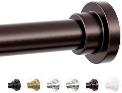 Mcrbeay Shower Curtain Rod, 1" Diameter Heavy Duty Tension Shower Rod