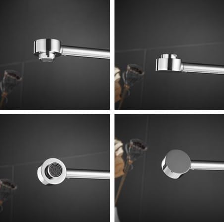 Vessel Sink Faucet Tall Bathroom Faucet Chrome - Solid Brass Bathroom Vanity Sink Faucet One Hole with Water Supply Hoses