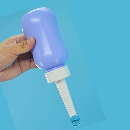 Upside Down Bidet for Postpartum Care, Old People&Child Cleansing.Portable Bidet Sprayer and Travel Bidet with Hand Held Bidet Bottle for Personal Cleansing (S+M, purple)