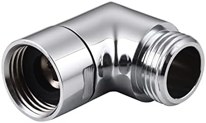 Shower Head Elbow Adapter, Shower Arm Elbow Adapter for Hand Showers and Wall-mounted Showers，Shower Arm Extension (90degree）