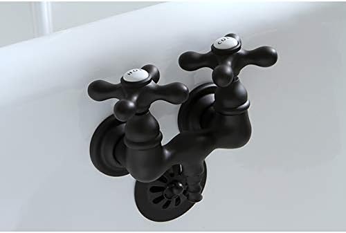 Kingston Brass CC37T5 Vintage Tub Faucet, 3-3/8-Inch Center, Oil Rubbed Bronze, Oil-Rubbed Bronze