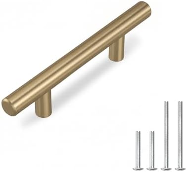 homdiy 35Pack 2-1/2in Cabinet Handles Champagne Bronze Kitchen Cabinet Pulls Drawer Pulls for Dresser Drawers