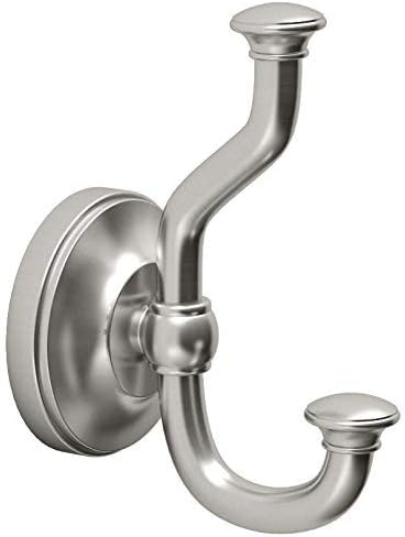 Gatco 4025 Tavern Robe Hook, Satin Nickel / 4.40" H Robe Hook, Towel Hook for Bathroom