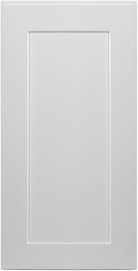 Design House Brookings Shaker Fully Assembled Wall Kitchen Cabinet W1530, 15 W x 12 D x 30 H, Painted White, Solid Wood, Design House, 613497