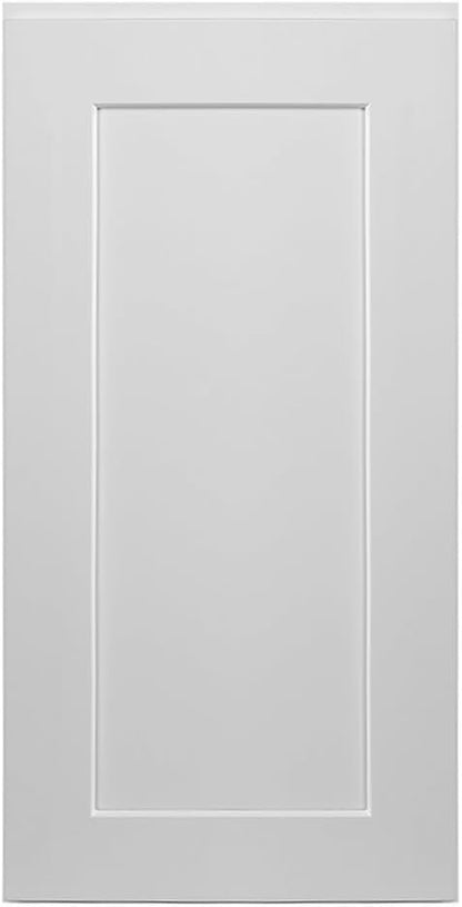 Design House Brookings Shaker Fully Assembled Wall Kitchen Cabinet W1530, 15 W x 12 D x 30 H, Painted White, Solid Wood, Design House, 613497