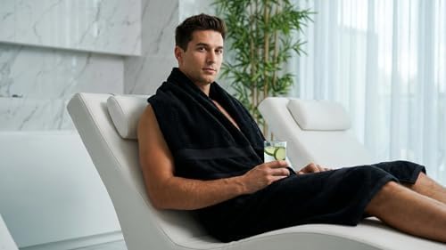 6 Piece Bath Towel Set, 2 Bath, 2 Hand, 2 Washcloths, Black