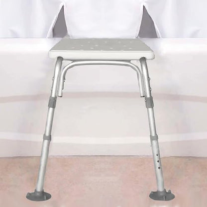 No Hooks Needed Split Shower Curtain for Sliding Shower Bench,80"x74" White