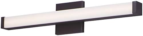 Maxim Lighting Spec Bath Vanity Light | Bronze Aluminum Finish | Contemporary Indoor Light Fixture | Ideal for Bathrooms & Powder Rooms | Dimmable | Home Decor Light Fixture | 52002BZ