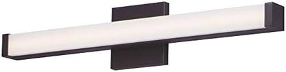 Maxim Lighting Spec Bath Vanity Light | Bronze Aluminum Finish | Contemporary Indoor Light Fixture | Ideal for Bathrooms & Powder Rooms | Dimmable | Home Decor Light Fixture | 52002BZ