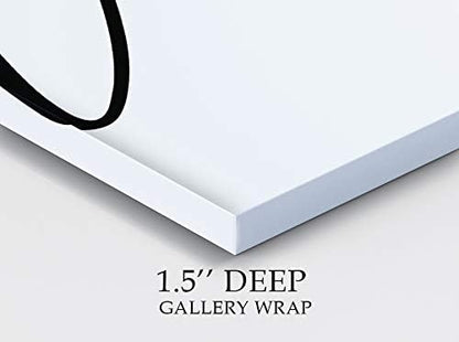 Renditions Gallery Simple Wash sign Bathroom Décor Gallery Wrapped Canvas Wall Art, 12x12,