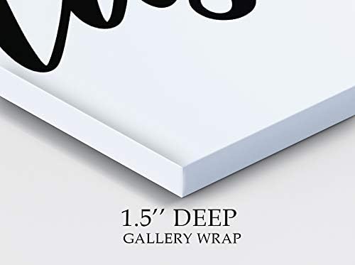Renditions Gallery Simple Flush Sign Bathroom Décor Gallery Wrapped Canvas Wall Art, 16x16,