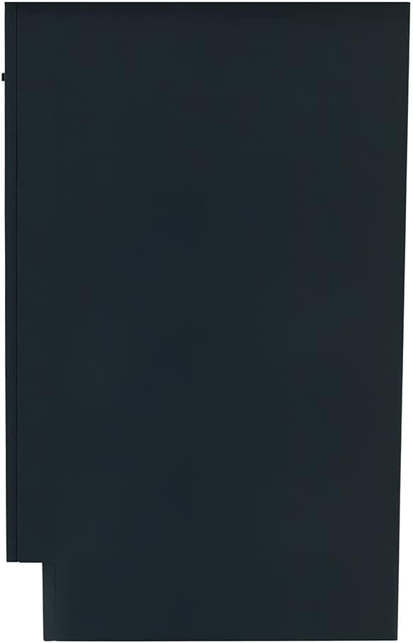 ARIEL Hepburn 60-inch Bathroom Vanity Base Cabinet,Solid Wood, 2 Soft Closing Doors, 9 Dovetail Drawers, Midnight Blue
