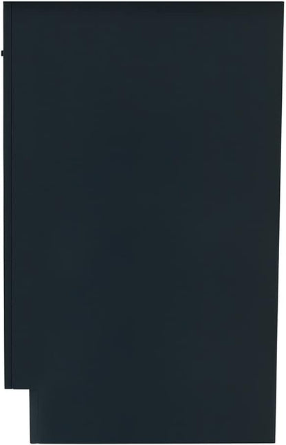 ARIEL Hepburn 60-inch Bathroom Vanity Base Cabinet,Solid Wood, 2 Soft Closing Doors, 9 Dovetail Drawers, Midnight Blue