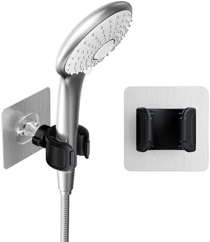 Adjustable Wall Mounted Shower Head Holder（Black）