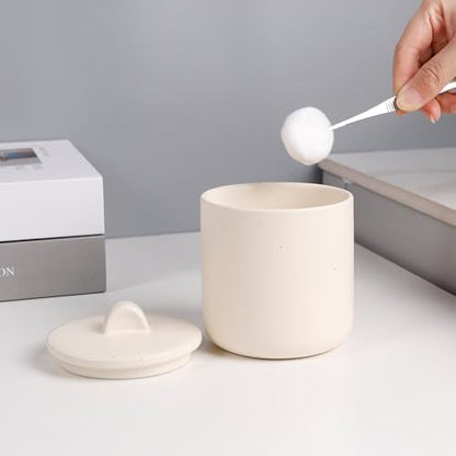 BosilunLife Apricot Ceramic Bathroom Accessories Set of 4