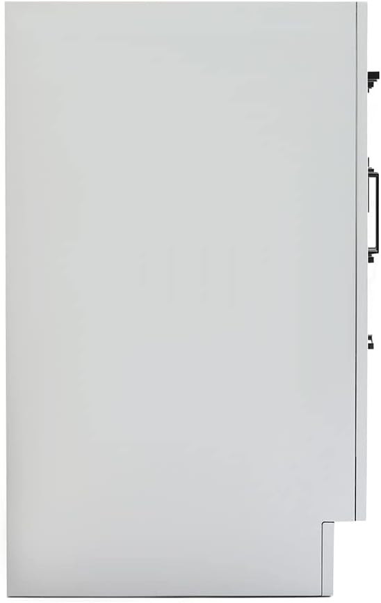 ARIEL Hepburn 72-inch Bathroom Vanity Base Cabinet,Solid Wood, 4 Soft Closing Doors, 6 Dovetail Drawers, Grey