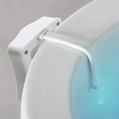 Color Changing Toliet Night Light Motion Sensor Led Motion Activated Washroom UV Slap Activated Butt Smart Light Commode Night Lamp(16 1)