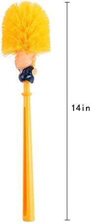 Funny Toilet Brush,Prank Toilet Brush Cleaner, Funny Toilet Scubber,Make Toilet Great Again, Commander in Crap (Hands up Toilet Brush#1)
