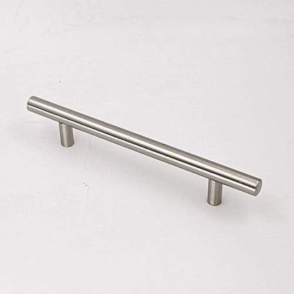 homdiy Brushed Nickel Cabinet Pulls Drawer Handles, 4in(102mm) Hole Center Dresser Drawer Handles Silver Drawer Pulls for Kitchen, Bedroom, Bathroom, Livingroom