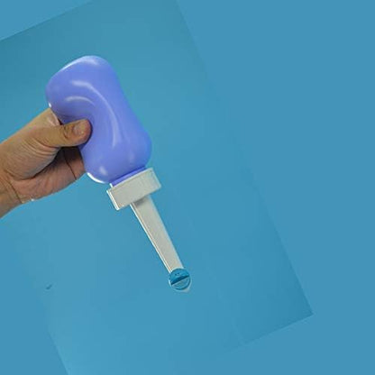 Upside Down Bidet for Postpartum Care, Old People&Child Cleansing.Portable Bidet Sprayer and Travel Bidet with Hand Held Bidet Bottle for Personal Cleansing (S, purple)