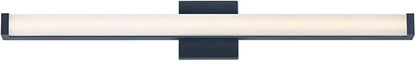 Maxim Lighting Spec 36" Bath Vanity Light | Black Aluminum Finish | Pmma Acrylic Shade | Contemporary Indoor Light Fixture | Ideal for Bathrooms & Powder Rooms | ADA Compliant Wet Rated | 52006BK